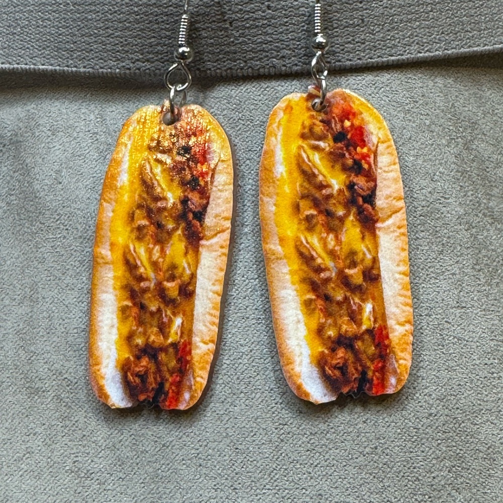 Hot Dog / Cheesesteak Earrings